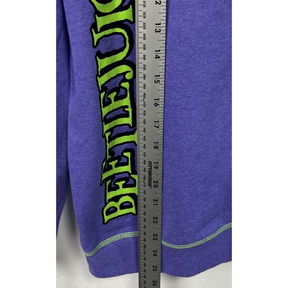 Beetlejuice Sweatshirt XXS Purple NWT Oversized - Picture 4 of 5